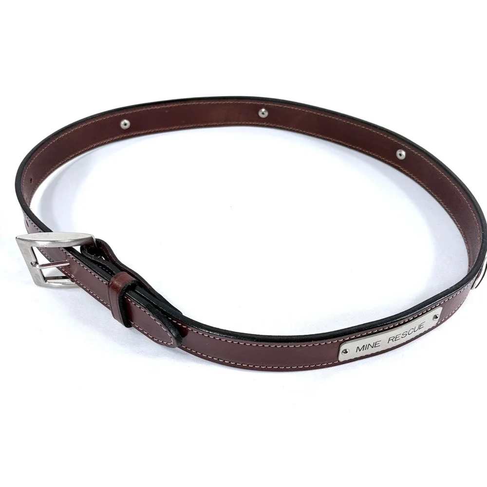 Alpha Metallurgical Resources Mine‎ Rescue Concho Steel Belt Brown Size 32